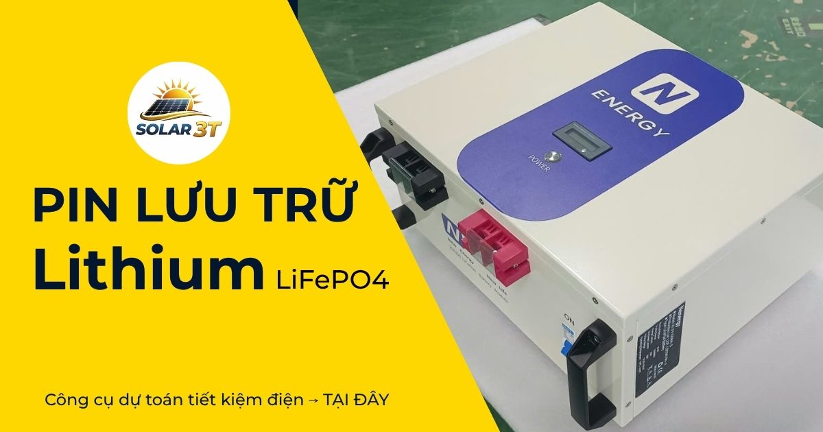 Pin Lưu Trữ Lithium LiFePO4